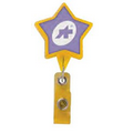 Jumbo Star Retractable Badge Reel (Polydome)
